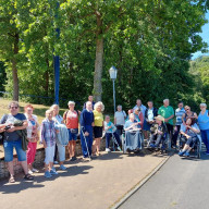 Patientenausfahrt 21.06.2022 an und auf der Talsperre Pöhl