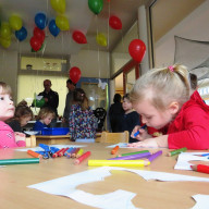 Am 10.02.2020 zum Weltkinderhospiztag in den Kita's Falkenstein und Adorf